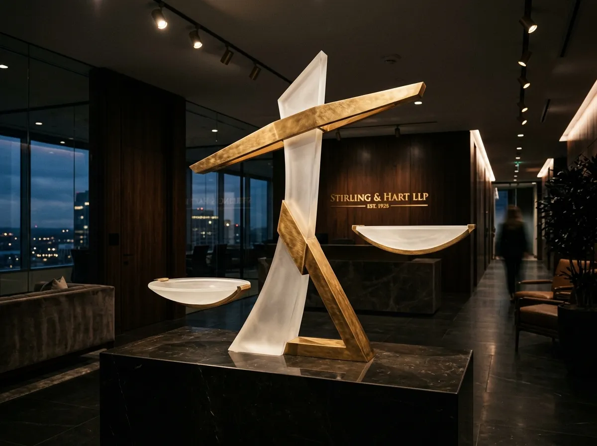 Escultura Justiça Vega & Associados